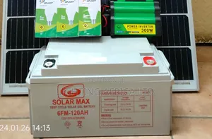 Boma 150w Complete Solar Kit +120ah Solarmax Battery