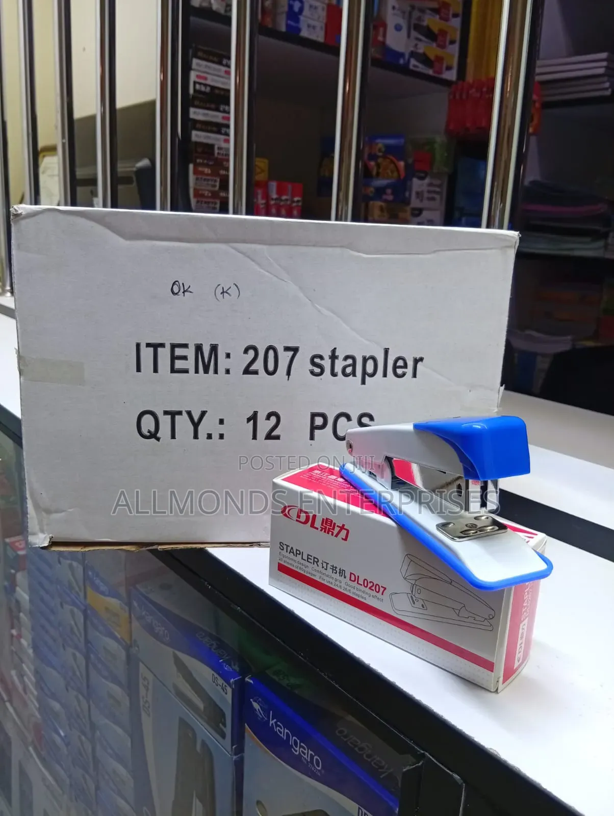 A Carton of Stapler- Dl 207 (12 Pieces Inside)