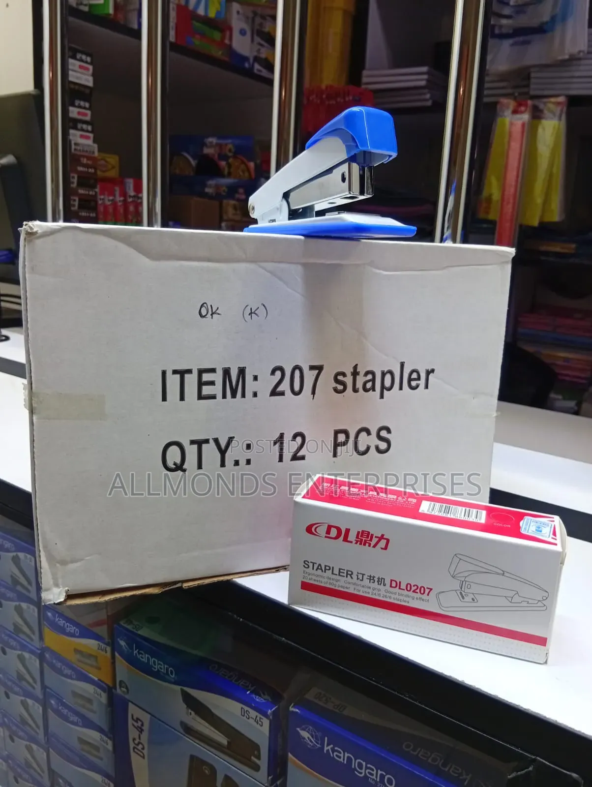 A Carton of Stapler- Dl 207 (12 Pieces Inside)