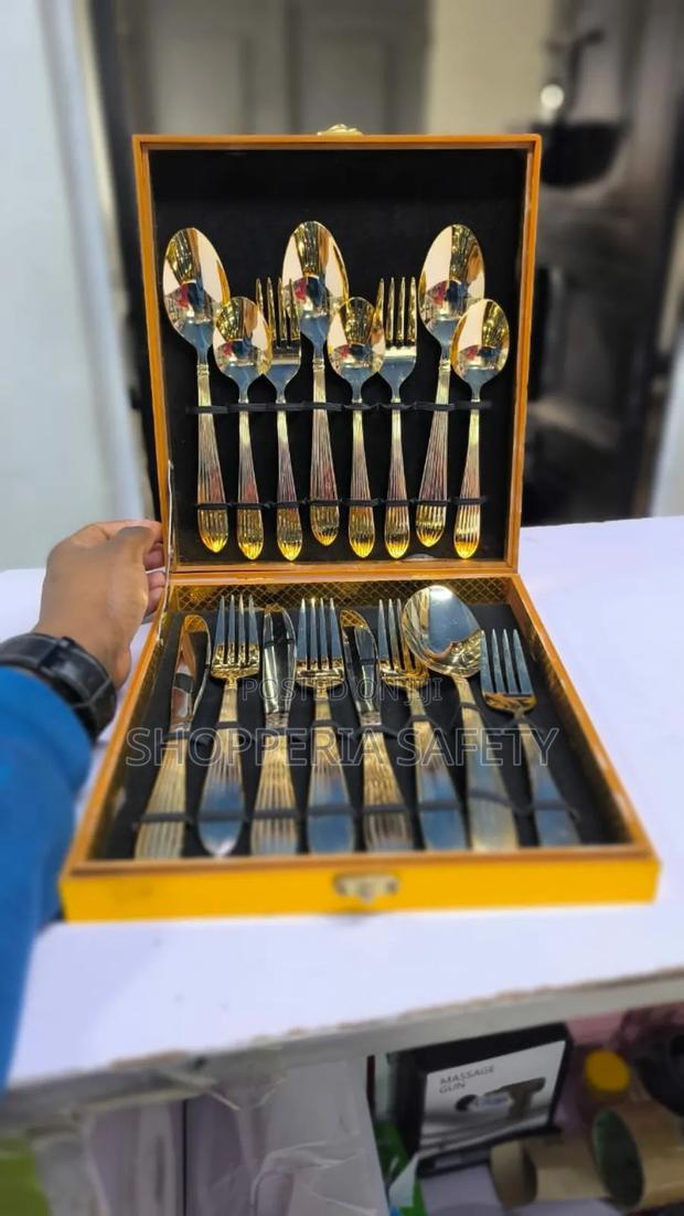26 PCS Gold Cutlery