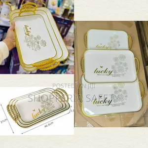 3pcs Exquisite Serving Tray Set