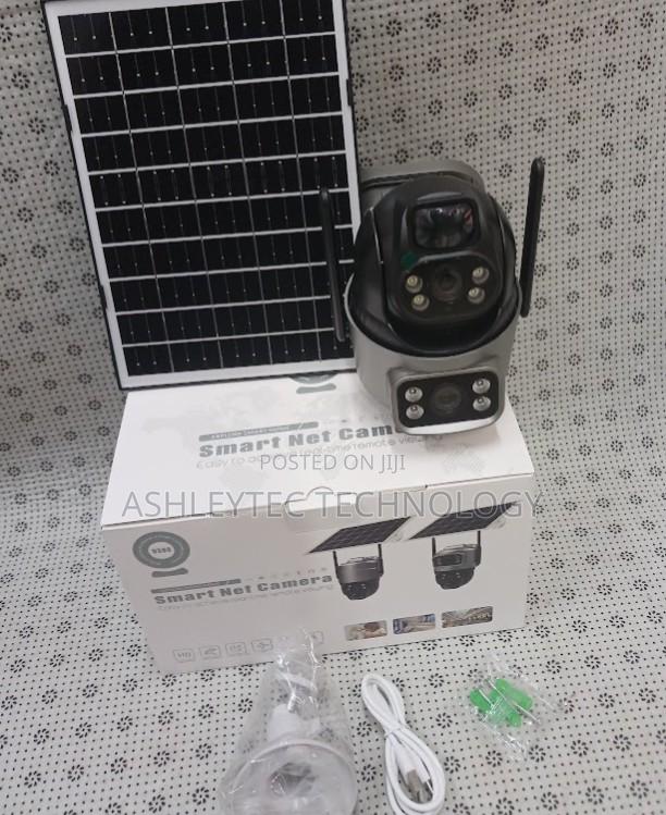 PTZ V380 Rotating Solar Wifi Camera With Motion Sensor