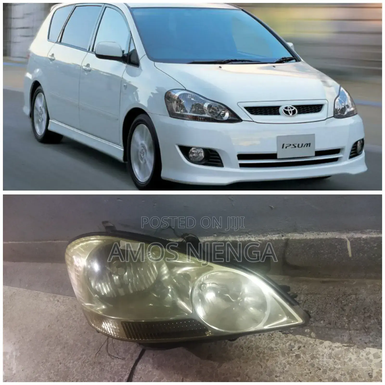 Toyota Ipsum Xenon Headlight