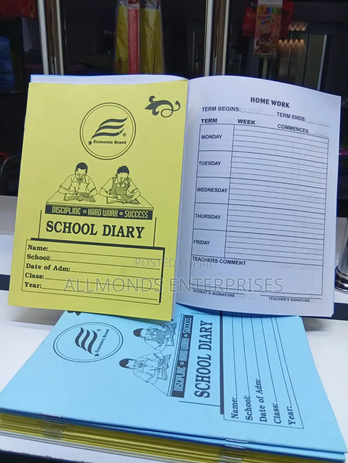 A5 School Diary- Economics