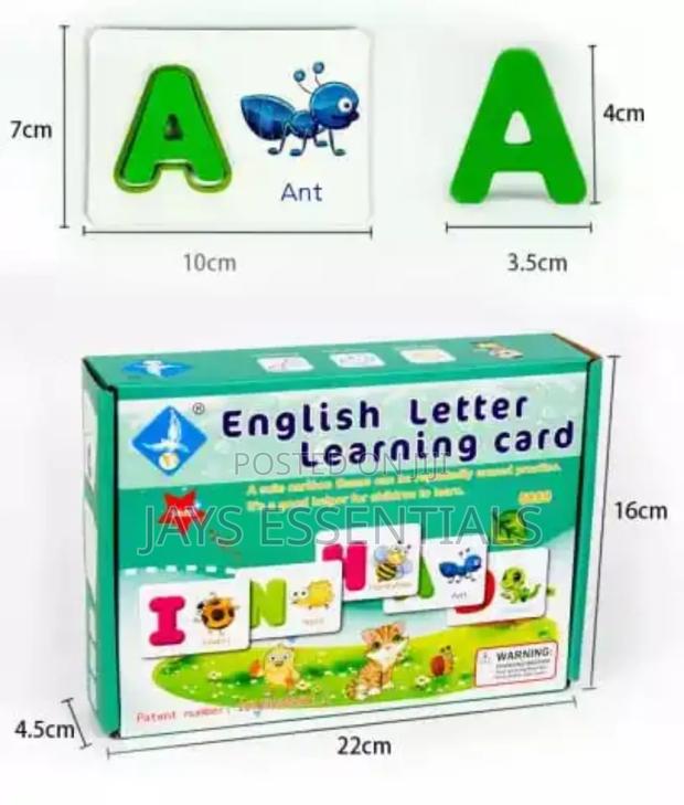 Montessori English Letter Learning Cards - thumbnail 5