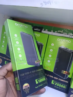 10000 Mah Oraimo Powerbank.Smart Charging Technology