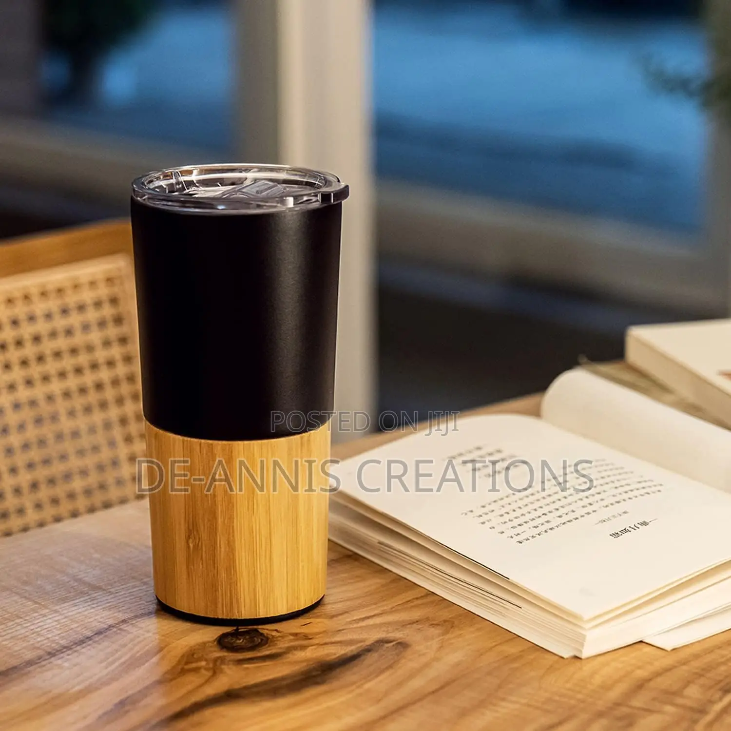 Tumbler With Wooden Cork