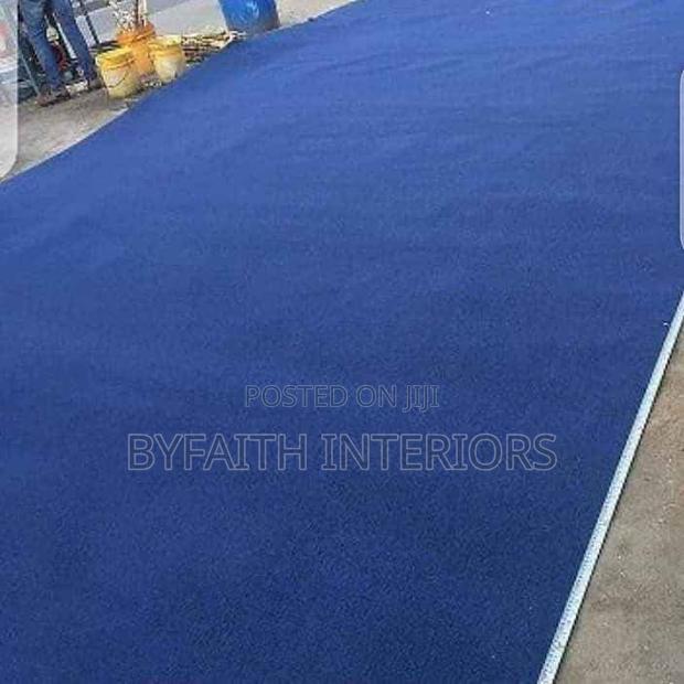 Navy Blue Wall to Wall Carpet