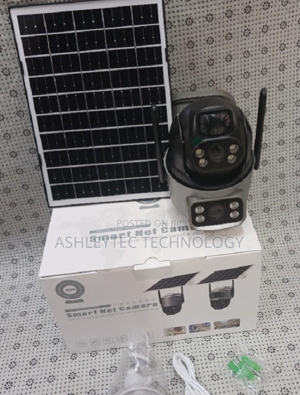 Wifi Dual Lens Solar PTZ Camera Outdoor