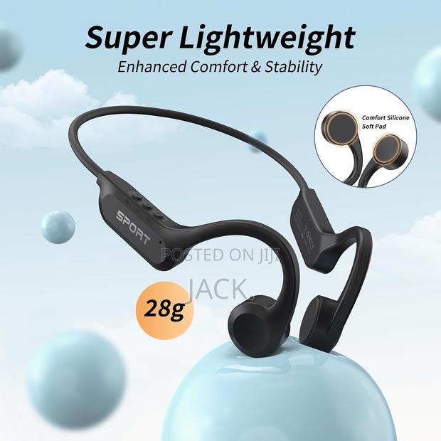 CXK X14 Bone Conduction Bluetooth 5.3 Open Ear Headphones - thumbnail 2