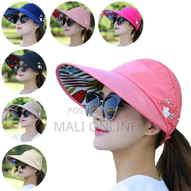 Foldable Women Sun Protection Summer Cap Outdoor Sports Cap
