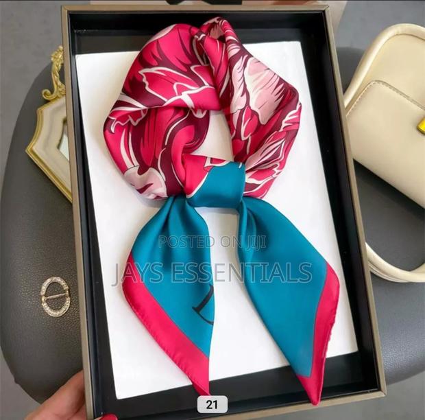 Colorful Square Silk Scarfs