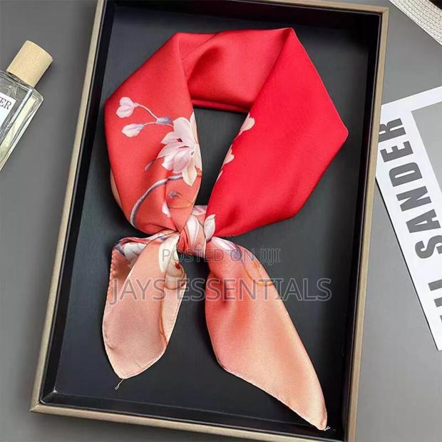 Colorful Square Silk Scarfs - thumbnail 9