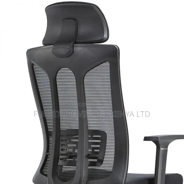 Office Chair: Mesh Posture-Friendly Task Chair With Headrest