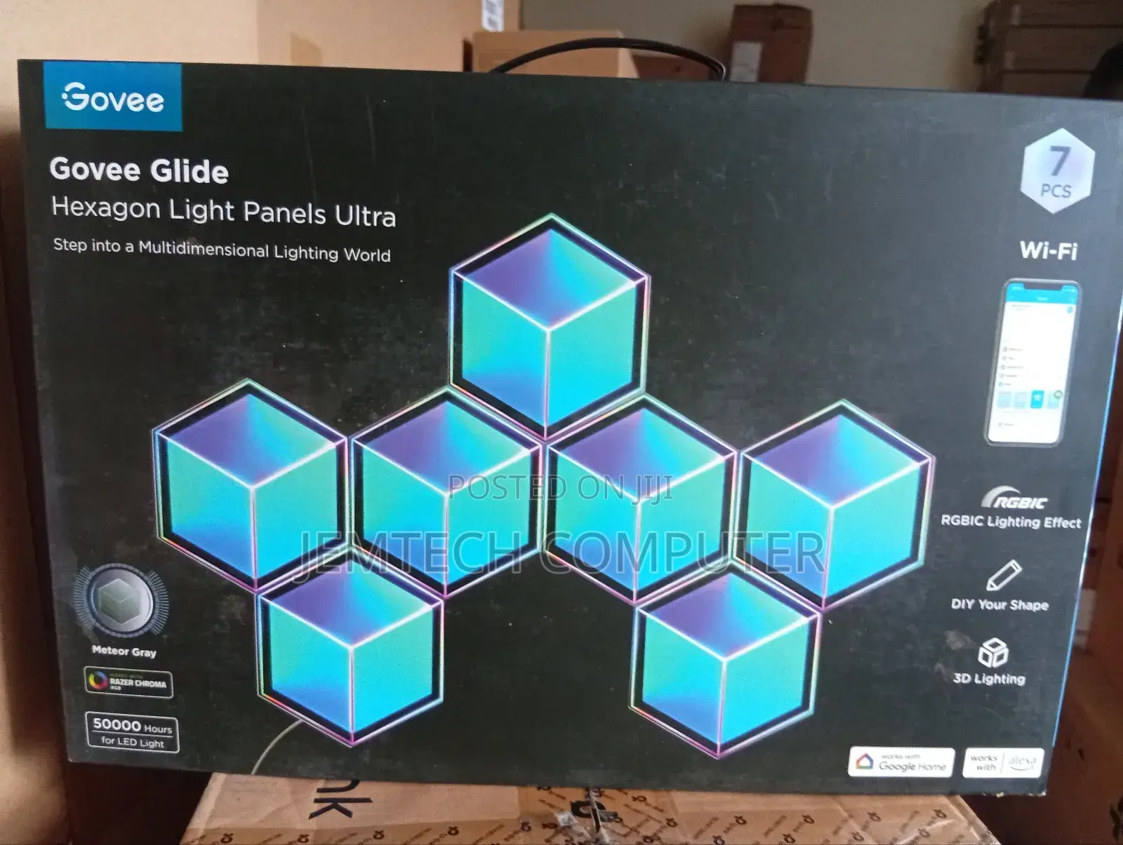 Govee Glide Hexagon Light Panels Ultra – 7 Pack