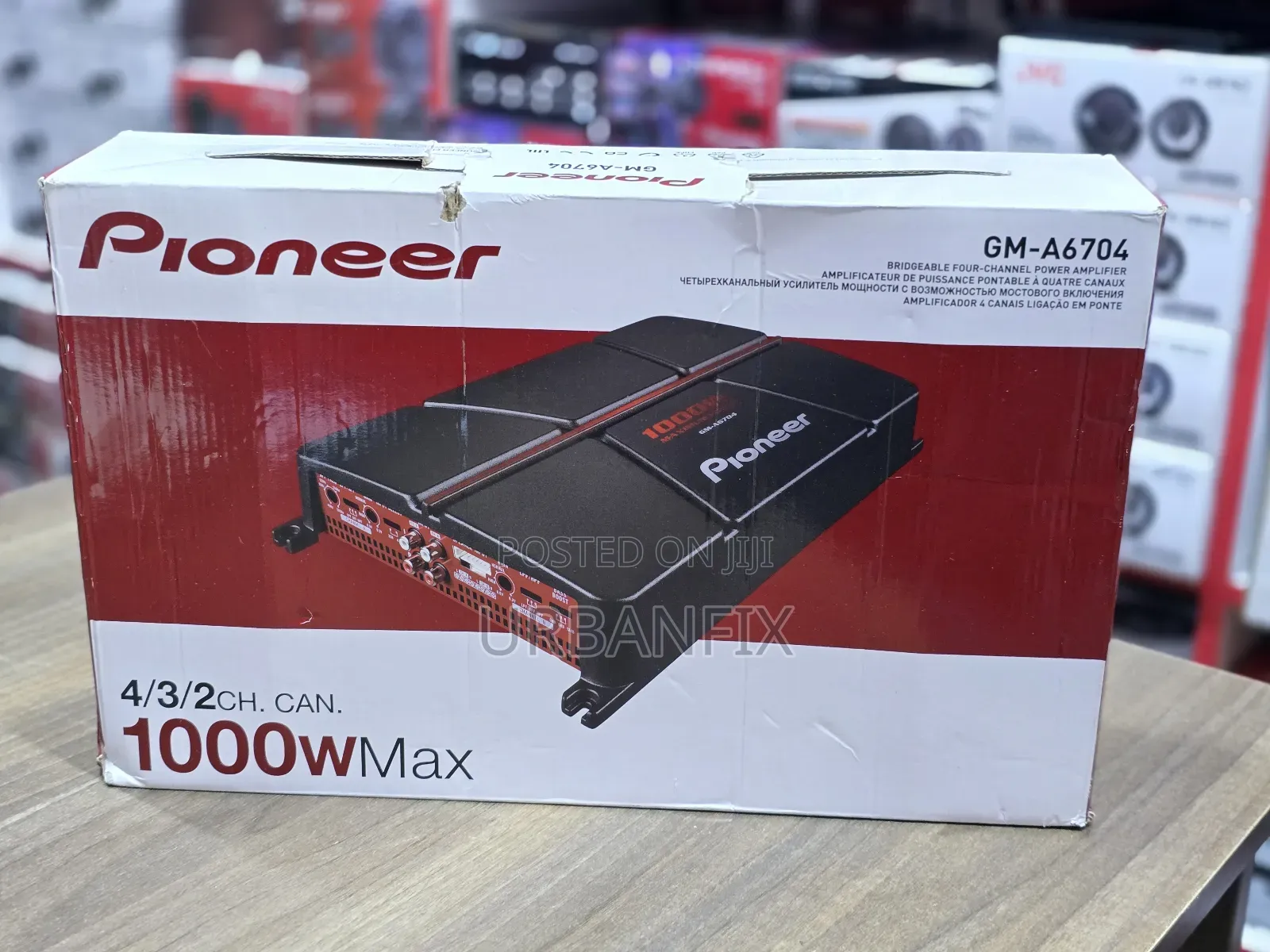 Pioneer 1000watts Gm-A6704 4 Channel Booster/Amplifier
