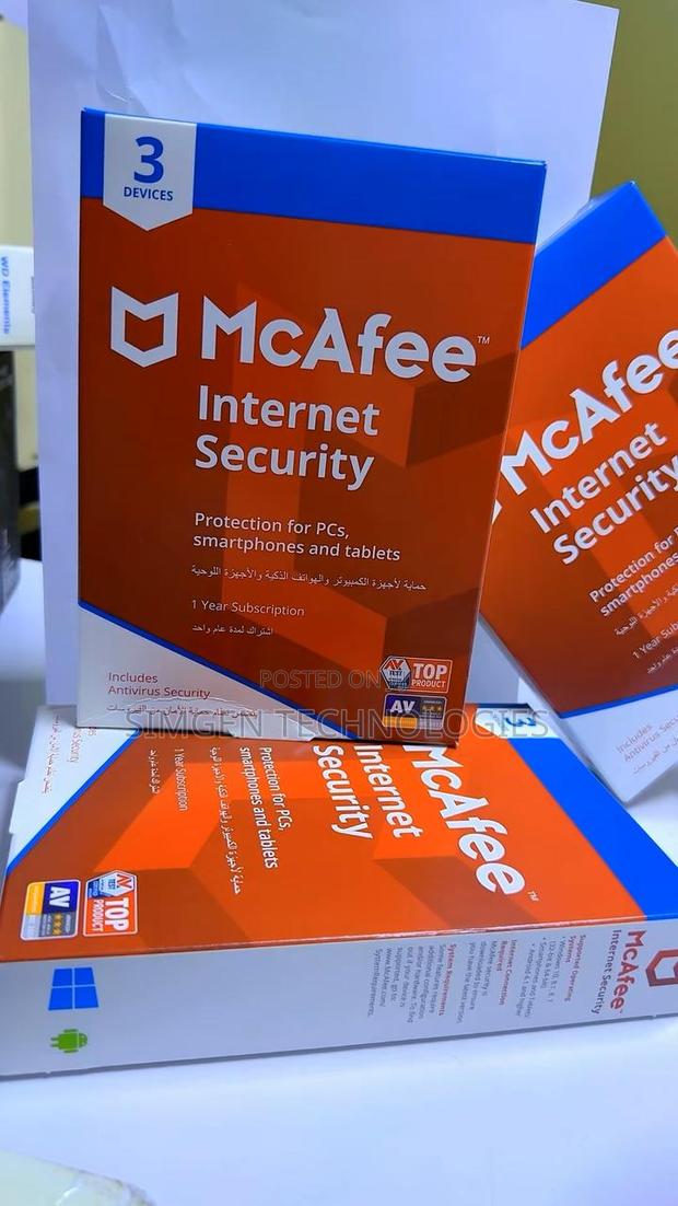 McAfee Internet Securuty (3devices) - main view