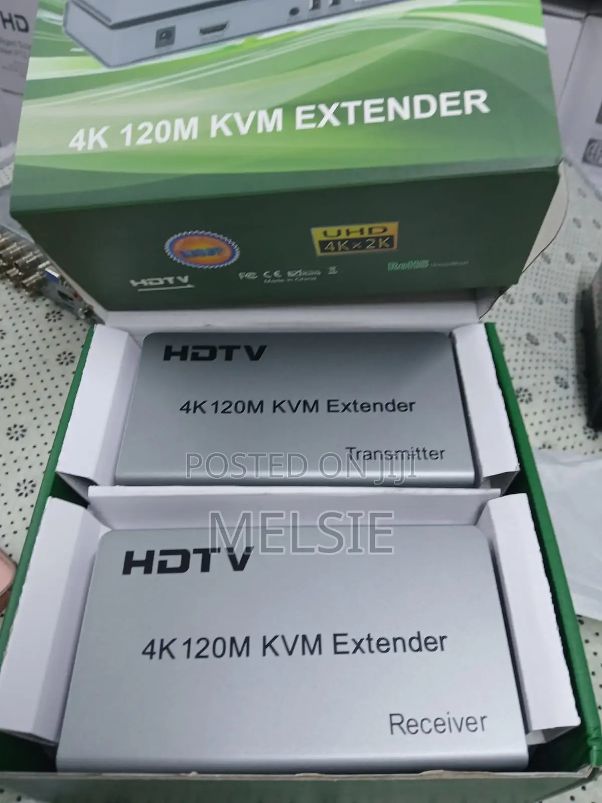  KVM 120m Extender Over Rj45 Ethernet Cat5e/6