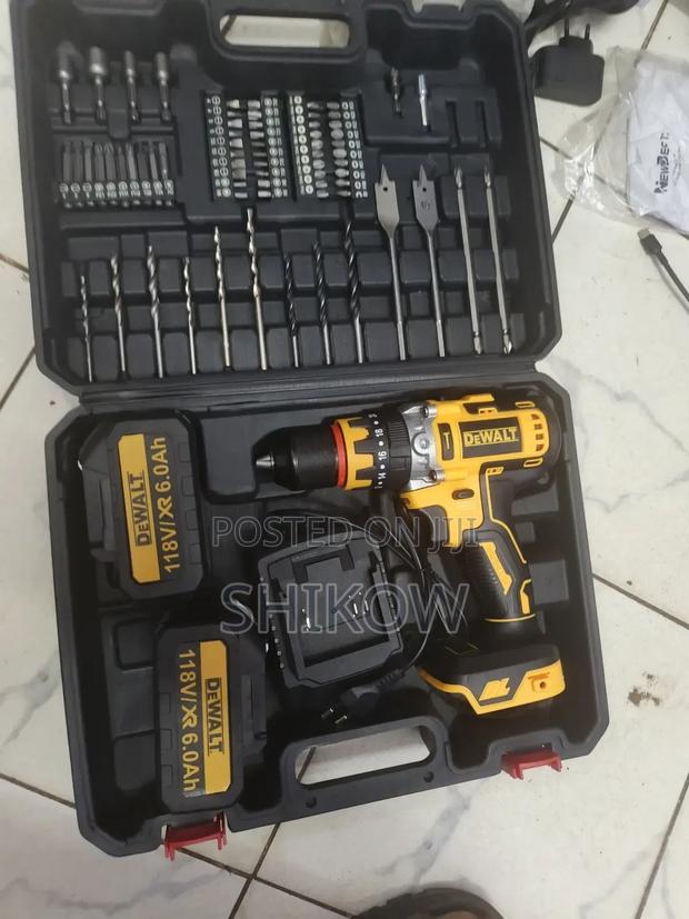 118v 6.0ah Dewalt Cordless Drill Set