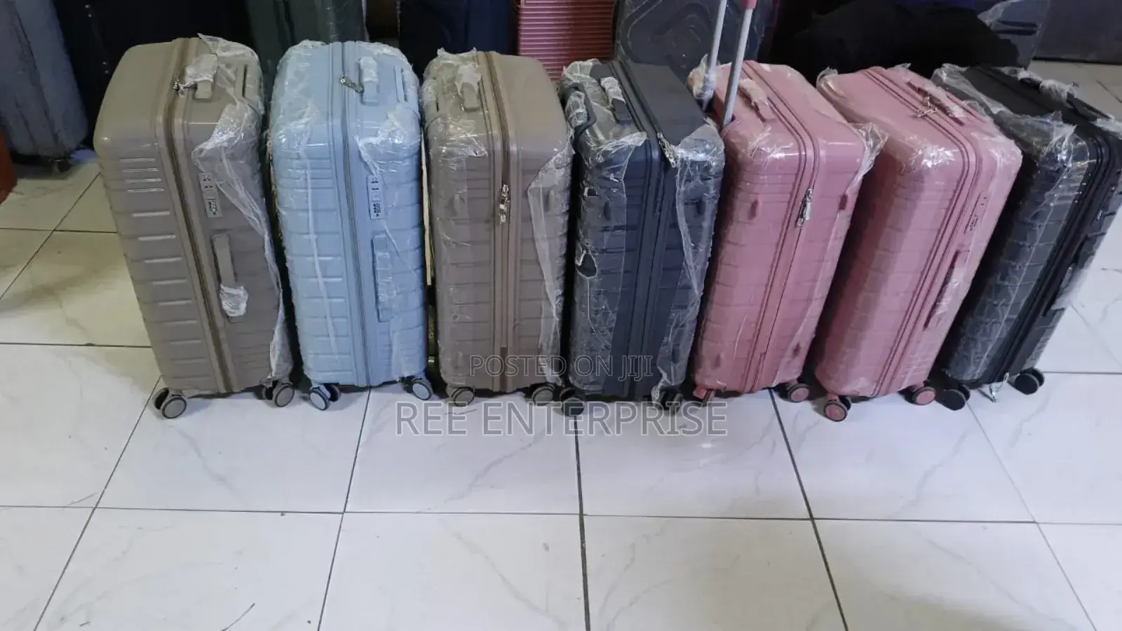 3 in 1 Unbreakable Luxurious Rubber Suitcase Travel Bag