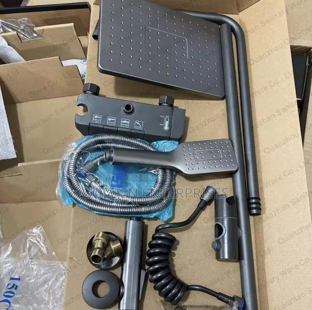 4 Function Piano Bathroom Hot Cold Shower Mixer - main view