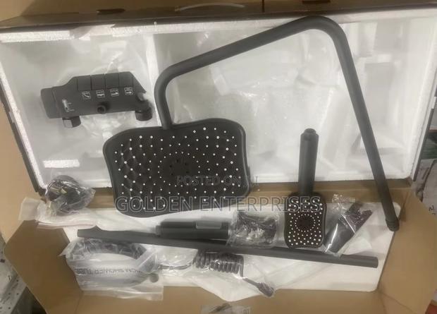 4 Function Hot Cold Piano Shower Mixer Set - main view