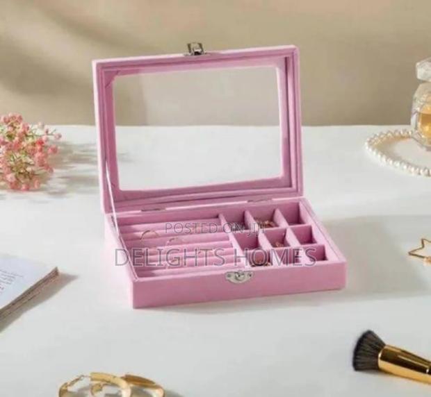 Velvet Jewellery Box-Pa - thumbnail 4