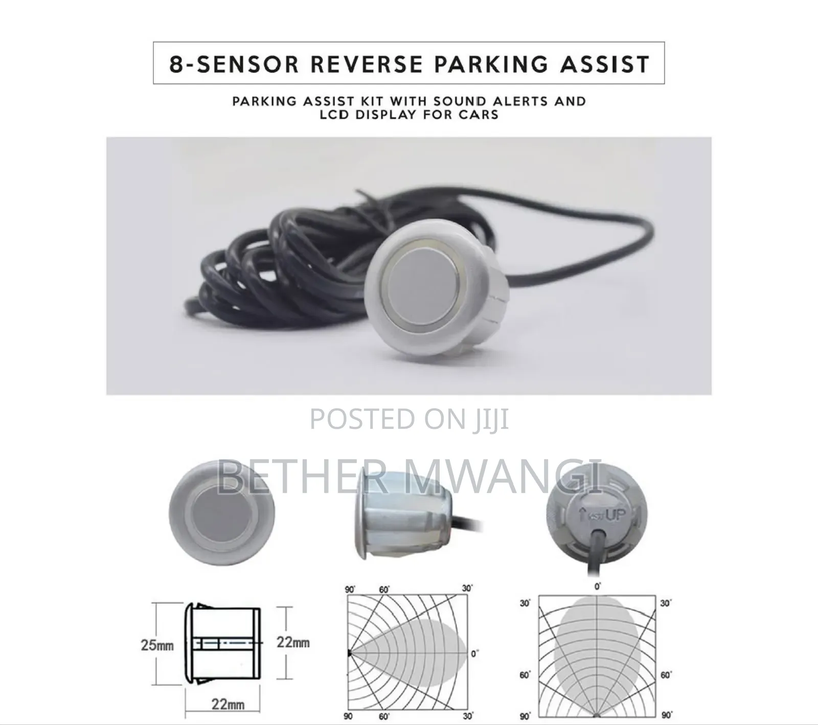 4-Sensor Reverse Car Parking Assist in Kenya