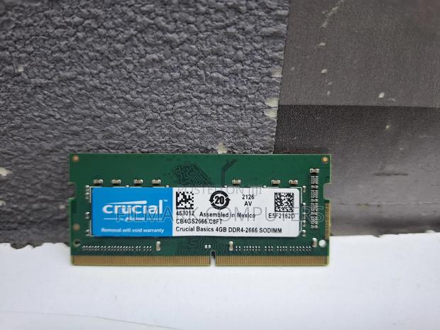 Crucial 4gb Ddr4-2666 Memory/Ram For Laptop