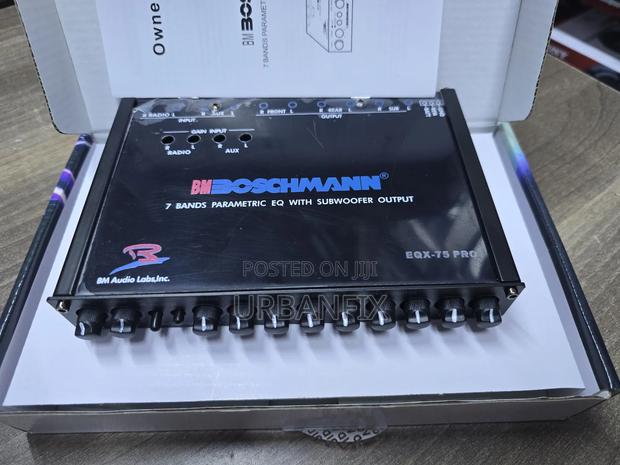 Brand New Boschmann 7 Band Equalizer With Subwoofer Output