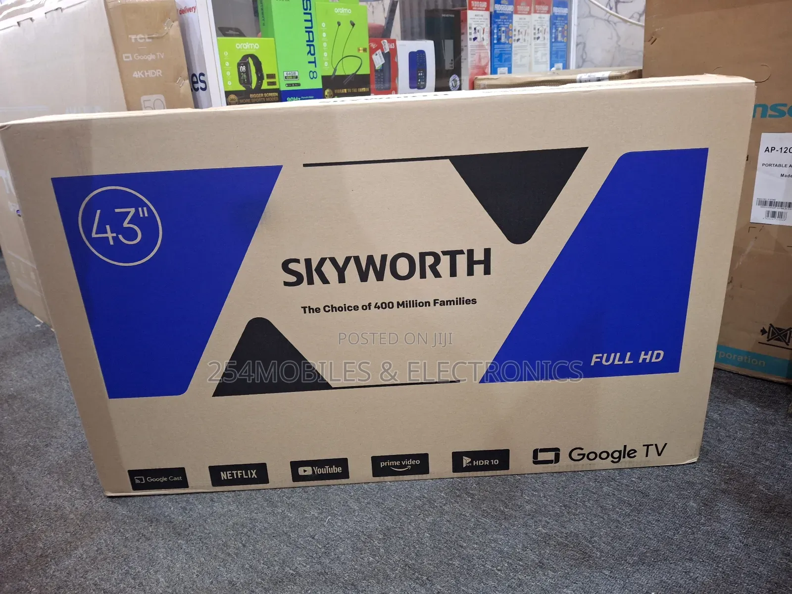 Skyworth 43 Inch Smart Android Google Tv 43e3500g Frameless