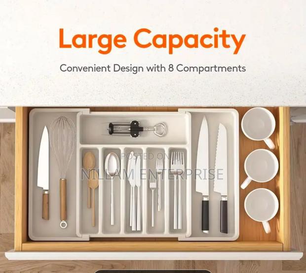 Expandable Cutlery Drawer Organizer - thumbnail 2