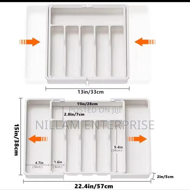 Expandable Cutlery Drawer Organizer - thumbnail 3