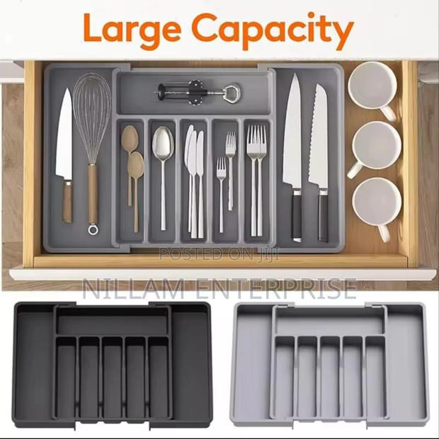 Expandable Cutlery Drawer Organizer - main view