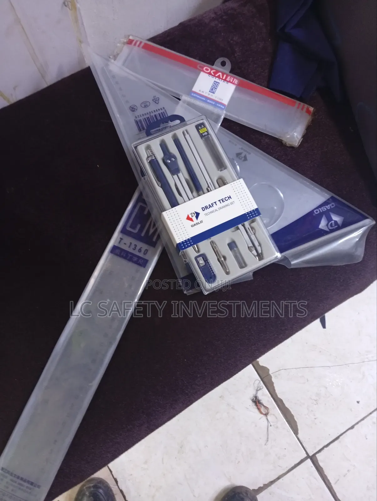 Combo(Drawing Set,Set Quare,T-Square)
