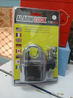 New Alarm Padlock 110db Siren Lock