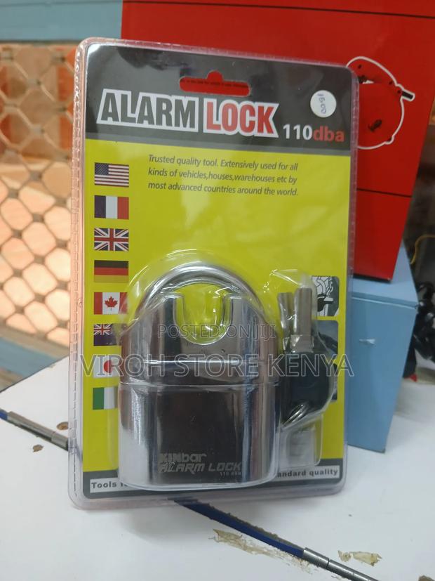 New Alarm Padlock 110db Siren Lock