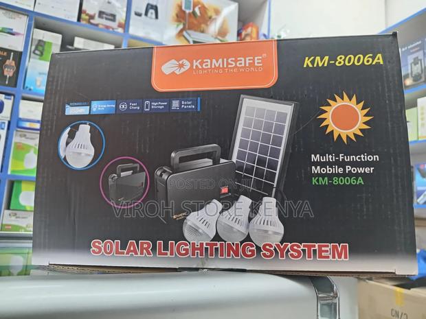 Kamisafe Km8006a Emergency Lamp Solar Home Lighting System