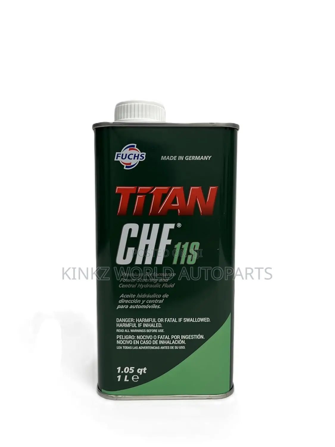 Fuchs Titan CHF 11s Central Hydraulic Power Steering Fluid