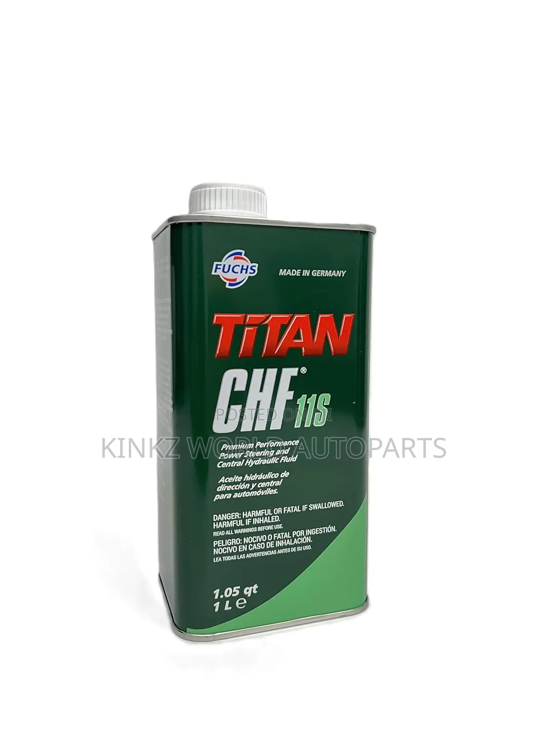 Fuchs Titan CHF 11s Central Hydraulic Power Steering Fluid