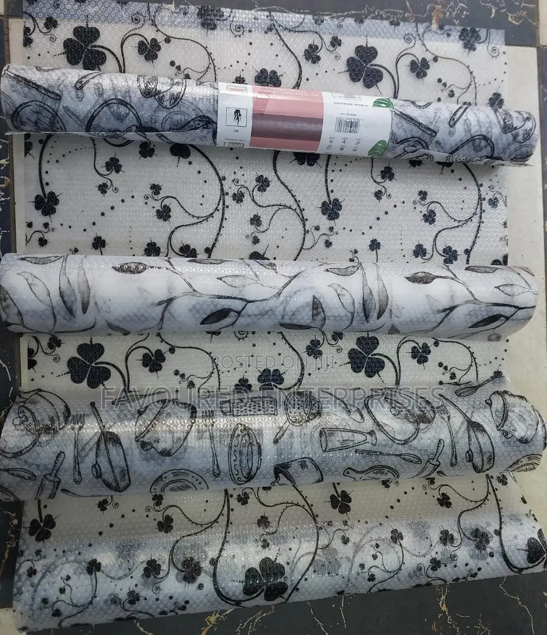 High Quality Flowered Water Proof Drawer Liner