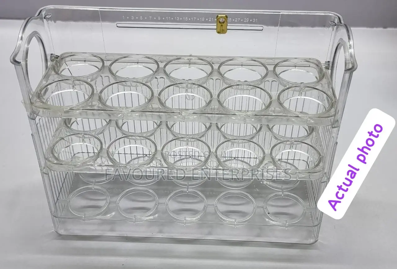 3 Layer Acrylic 30 Egg Storage Fridge Box