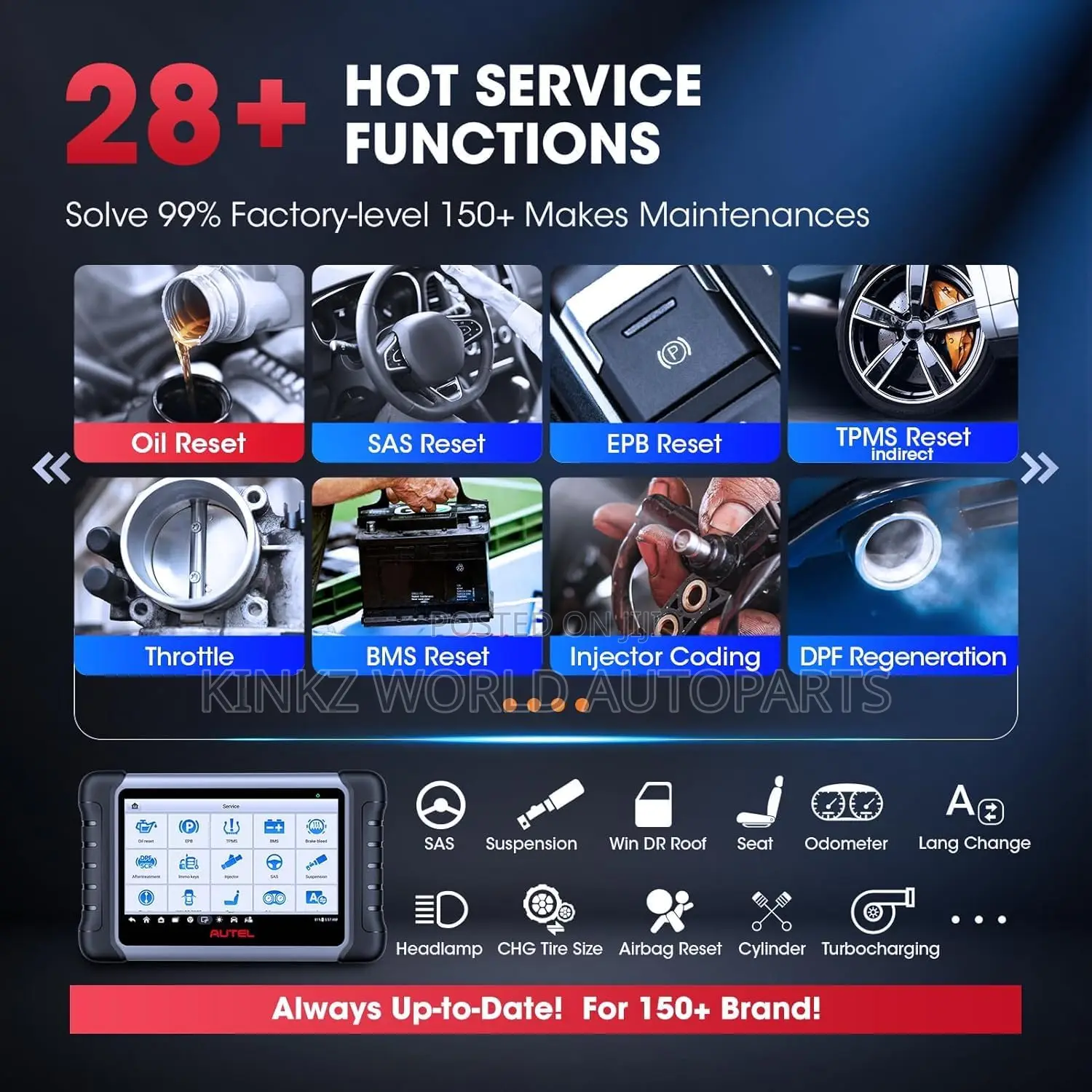 Autel Maxicom Mk808s Pro Bidirectional Car Diagnostic Tool