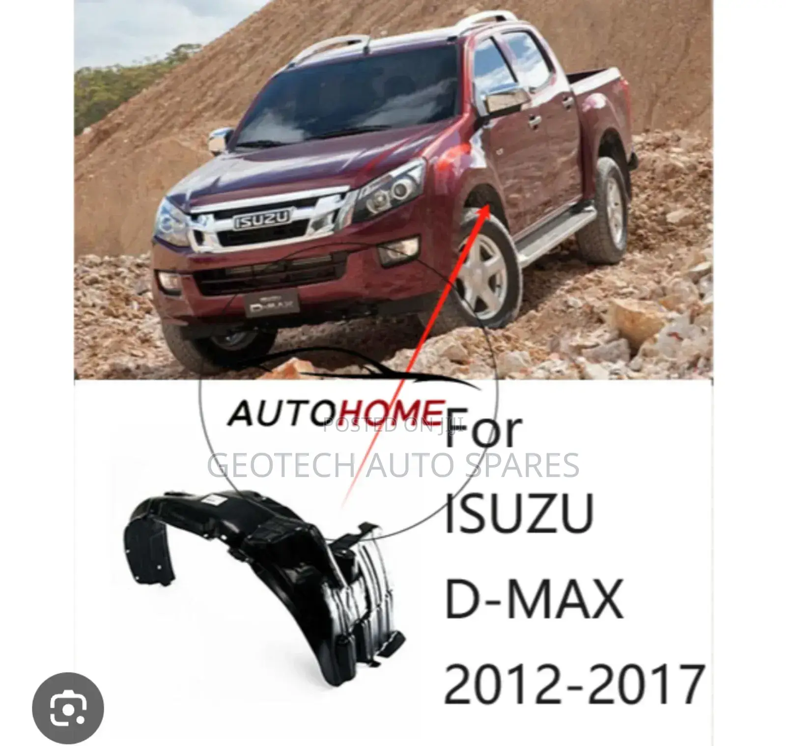 Isuzu D-Max Stone Guard Available
