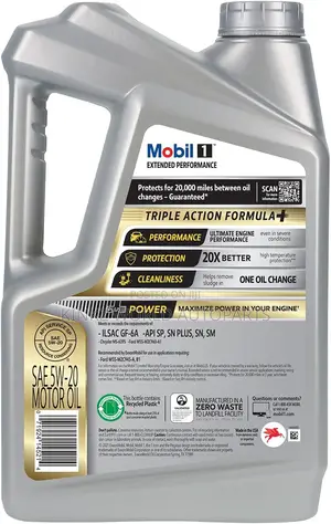 Mobil 1 Extended Perf Full Synthetic Motor Engine Oil 5w-20