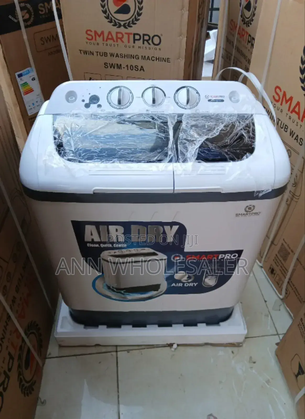 Air Dry 7kg Smartpro Twin Tub Washing Machine Ty/6
