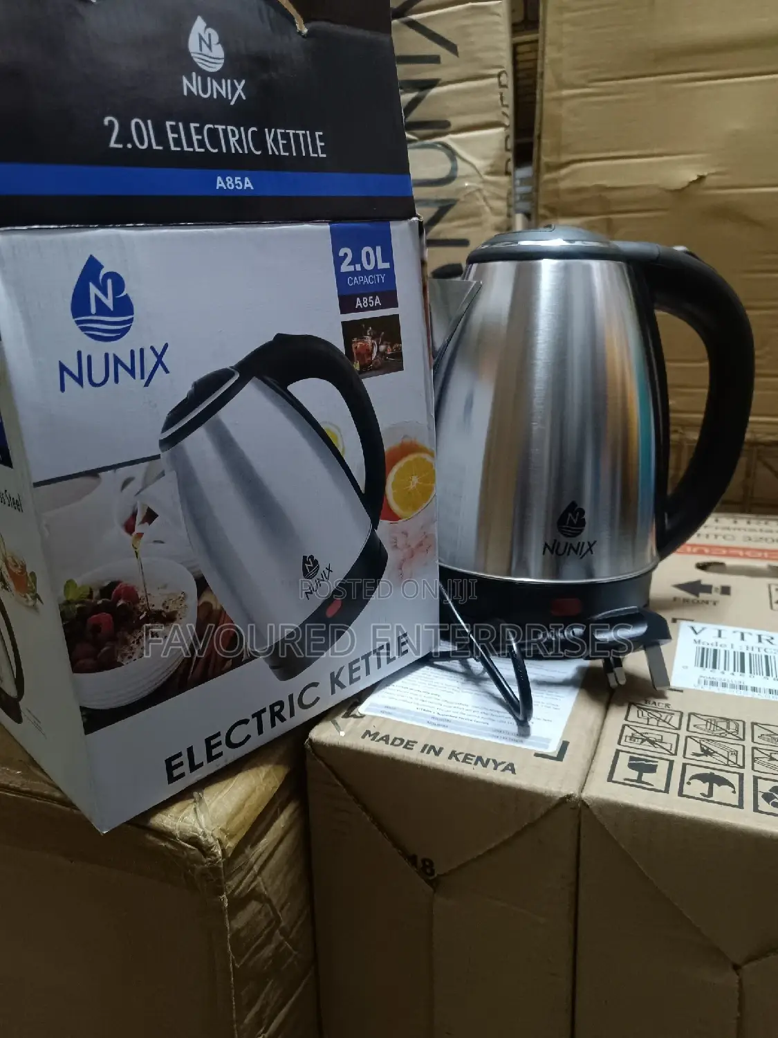 Nunix 2-Litre Cordless Electric Kettle –
