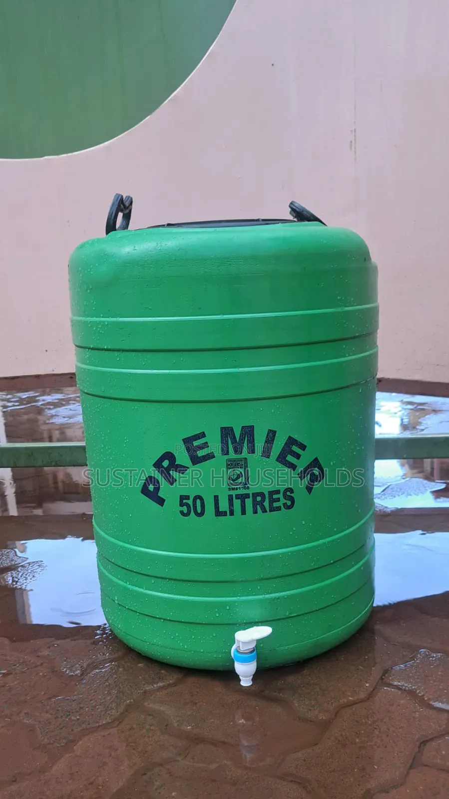 50 Litres Water Tank With Tap