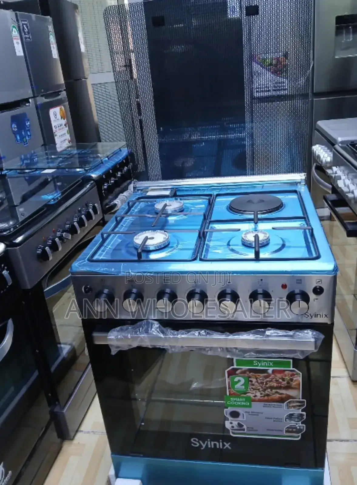 Auto-Ignition Syinix 3gas +1electric Cooker + Gas Sensor