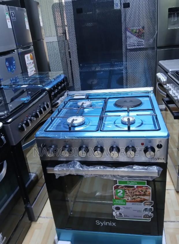 Auto-Ignition Syinix 3gas +1electric Cooker + Gas Sensor - main view
